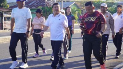 HUT Ke-1 Kodim 1630/Manggarai Barat, Jalan Sehat dan Syukuran Perkuat Kemanunggalan TNI dengan Rakyat