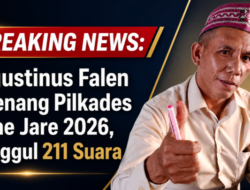 BREAKING NEWS: Agustinus Falen Menang Pilkades Wae Jare 2026, Unggul 211 Suara