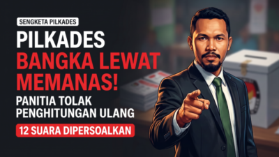 PILKADES Bangka Lewat Memanas! Panitia Tolak Penghitungan Ulang, 12 Suara Dipersoalkan