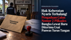 Hak Keberatan Nyaris Terhalang! Pengaduan Calon Nomor 2 Pilkades Bangka Lewat Baru Diterima Usai Panwas Turun Tangan